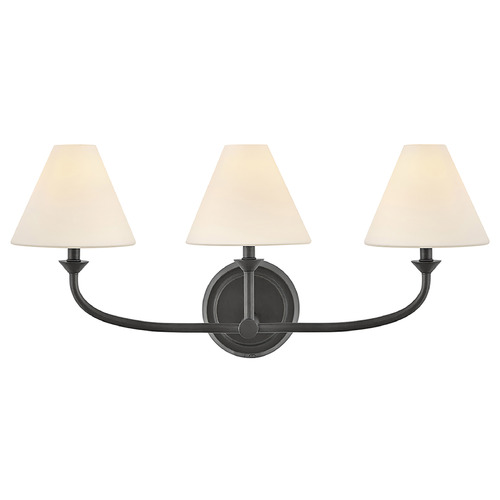 Hinkley Greta Blackened Brass LED Bathroom Light by Hinkley Lighting 52493BLB-OP