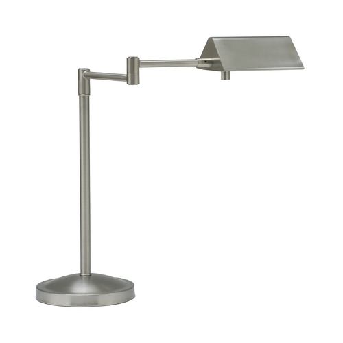 House of Troy Lighting Pinnacle Pharmacy Lamp in Satin Nickel by House of Troy Lighting PIN450-SN