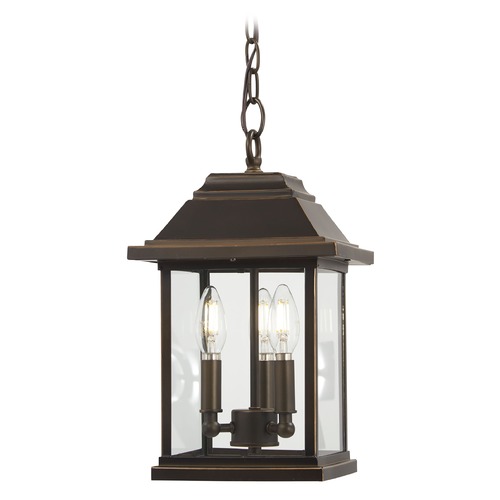 Minka Lavery Mariner's Pointe Oil Rubbed Bronze with Gold Highlights Outdoor Hanging Light by Minka Lavery 72634-143C