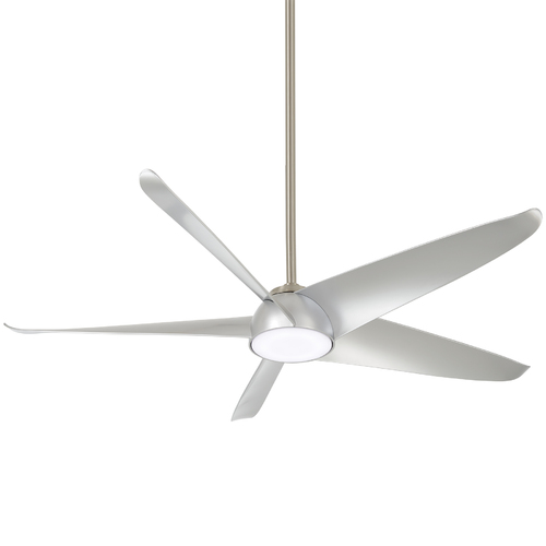 Minka Aire Ellipse 60-Inch LED Smart Fan in Brushed Nickel by Minka Aire F771L-BN/SL