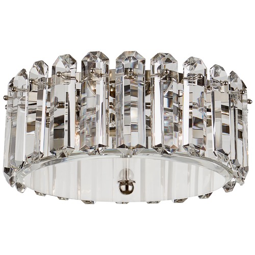 Visual Comfort Signature Collection Aerin Bonnington Flush Mount in Polished Nickel by Visual Comfort Signature ARN4125PN