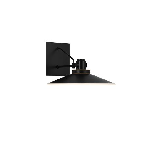 Eurofase Lighting Deckard 12-Inch LED Outdoor Wall Light in Black & Gold by Eurofase 47356-016