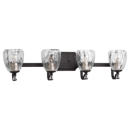 Progress Lighting Anjoux Antique Bronze 4-Light Bathroom Light by Progress Lighting P300119-020