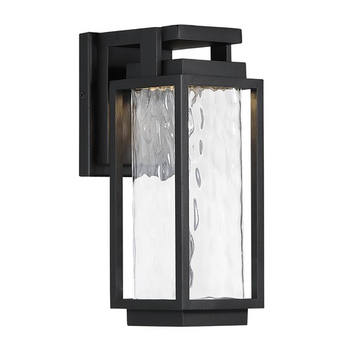 Modern Forms by WAC Lighting Two If By Sea 18-Inch LED Outdoor Wall Light in Black 3000K by Modern Forms WS-W41918-BK