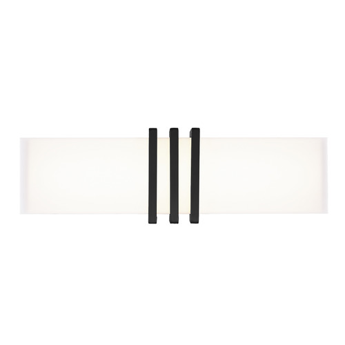 WAC Lighting Minibar 18-Inch 3CCT LED Wall Sconce in Black by WAC Lighting WS-75318-BK