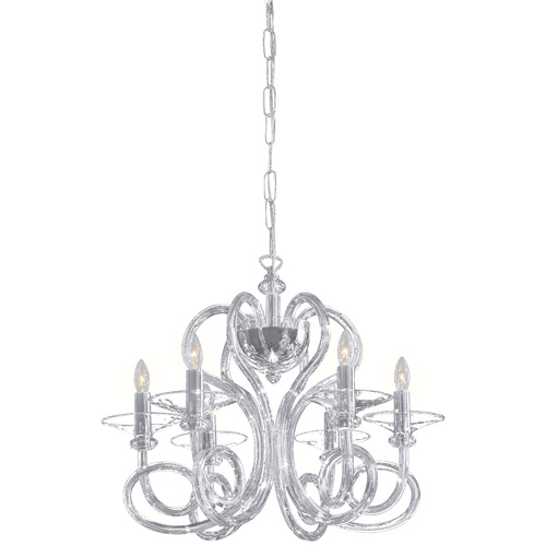 Metropolitan Lighting Metropolitan Family 6-Light Chandelier in Chrome by Metropolitan N9176