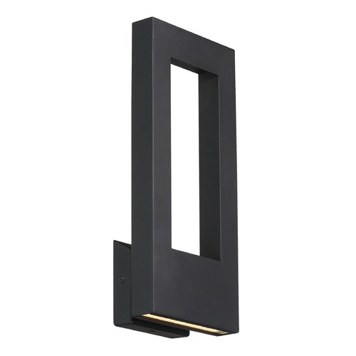 Modern Forms by WAC Lighting Twillight 16-Inch LED Outdoor Wall Light in Black 3000K by Modern Forms WS-W5516-BK