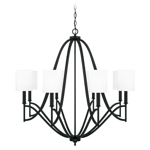 HomePlace by Capital Lighting Sylvia 38-Inch Chandelier in Matte Black by HomePlace by Capital Lighting 442381MB-701