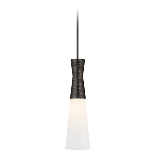 Visual Comfort Signature Collection Kelly Wearstler Utopia Medium Pendant in Aged Iron by Visual Comfort Signature KW5533AIWG