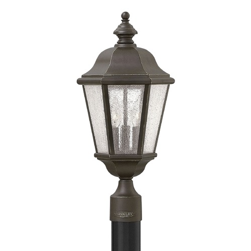 Hinkley Edgewater 21.25-Inch Oil Rubbed Bronze Post Light by Hinkley Lighting 1671OZ