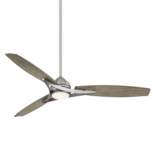 Minka Aire Molino 65-Inch LED Smart Fan in Burnished Nickel by Minka Aire F742L-BNK