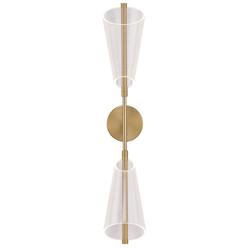 Kuzco Lighting Mulberry Brushed Gold LED Sconce by Kuzco Lighting WS62629-BG/LG