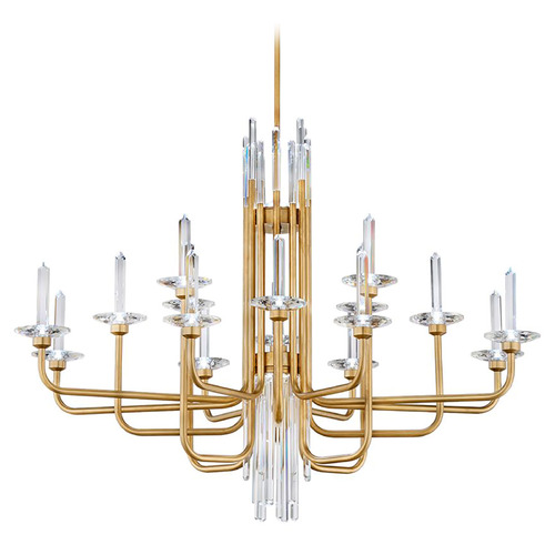 Schonbek Lighting Calliope Crystal Chandelier in Soft Gold by Schonbek Lighting S5716-709O