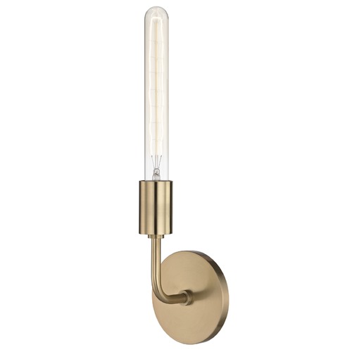 Mitzi by Hudson Valley Ava Aged Brass Sconce by Mitzi by Hudson Valley H109101A-AGB