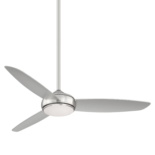 Minka Aire Concept IV 54-Inch LED Smart Outdoor Fan in Nickel by Minka Aire F465L-BNW