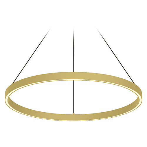 Kuzco Lighting Kuzco Lighting Cerchio Brushed Gold LED Pendant Light PD87124-BG-UNV-010