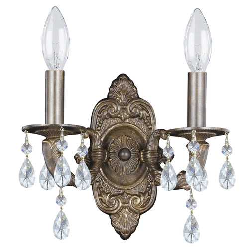 Crystorama Lighting Crystorama Lighting Paris Market Venetian Bronze Sconce 5022-VB-CL-S