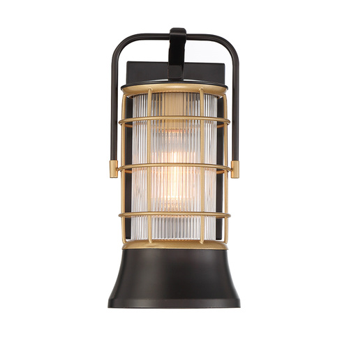 Eurofase Lighting Rivamar 13-Inch Outdoor Wall Light in Gold & Black by Eurofase 44262-013