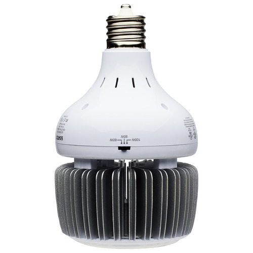 Satco Lighting 100W Hi-Bay 5000K Wattage Selectable Type B Mogul LED Bulb by Satco S33113