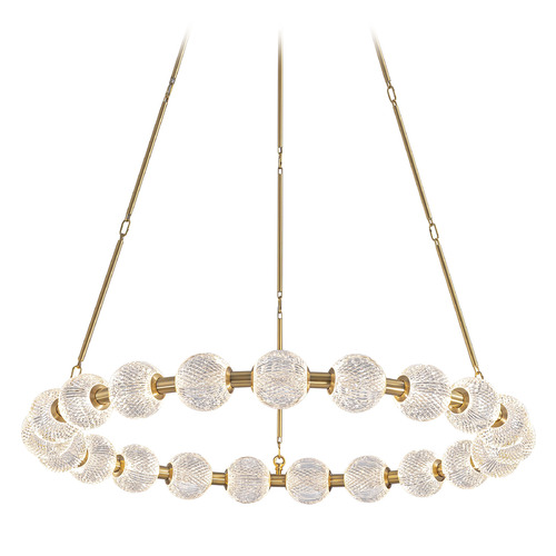 Alora Lighting Alora Lighting Marni Natural Brass LED Chandelier CH321041NB-UNV-010
