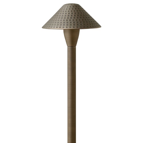 Hinkley Hardy Island 15.50-Inch Hammered LED Path Light in Bronze by Hinkley Lighting 16010MZ-LL