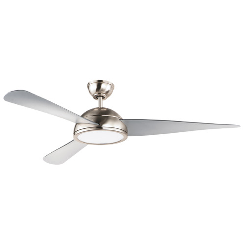 Maxim Lighting Maxim Lighting Cupola Satin Nickel LED Ceiling Fan with Light 88801SN