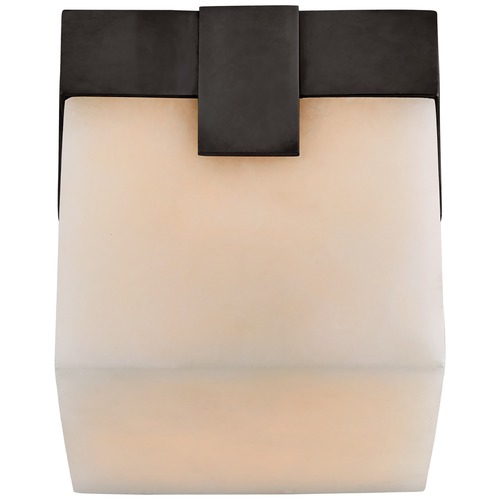 Visual Comfort Signature Collection Kelly Wearstler Covet Petite Flush Mount in Bronze by Visual Comfort Signature KW4112BZALB