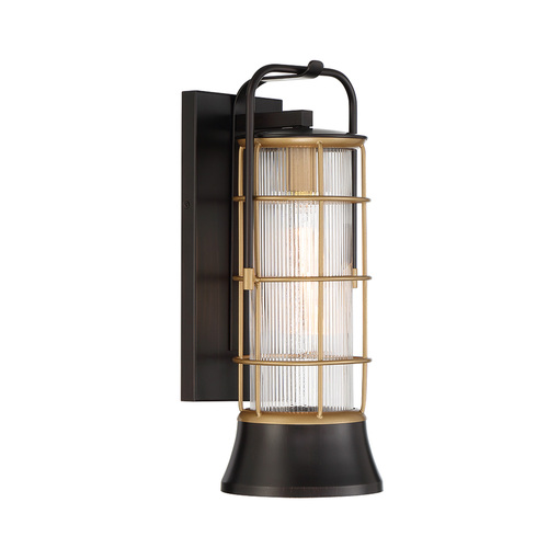 Eurofase Lighting Rivamar 16-Inch Outdoor Wall Light in Gold & Black by Eurofase 44263-010