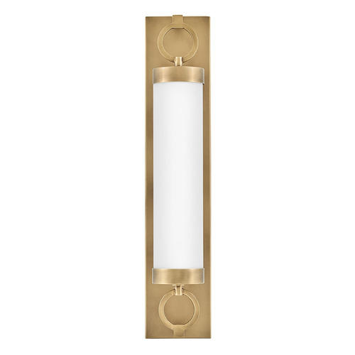 Hinkley Baylor Heritage Brass LED Vertical Bathroom Light by Hinkley Lighting 52292HB