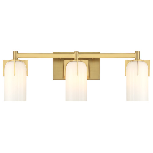Savoy House Savoy House Lighting Caldwell Warm Brass Bathroom Light 8-4128-3-322