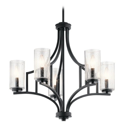 Kichler Lighting Vara 25.25-Inch Chandelier in Distressed Black by Kichler Lighting 44072DBK
