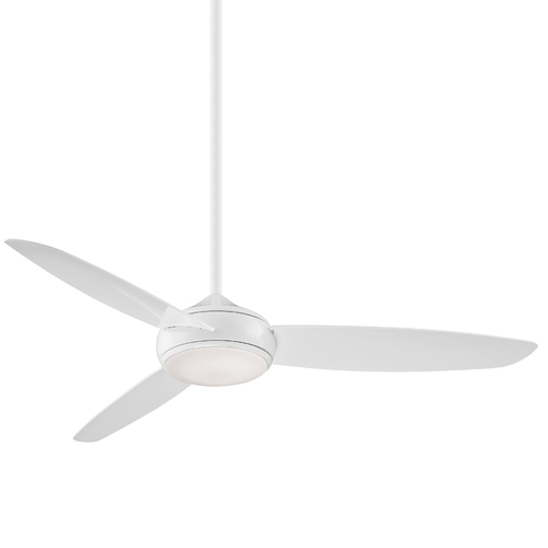 Minka Aire Concept IV 54-Inch LED Smart Outdoor Fan in White by Minka Aire F465L-WH