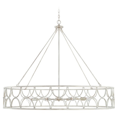 Capital Lighting Ricci 48-Inch Chandelier in Winter White by HomePlace by Capital Lighting 443381WW