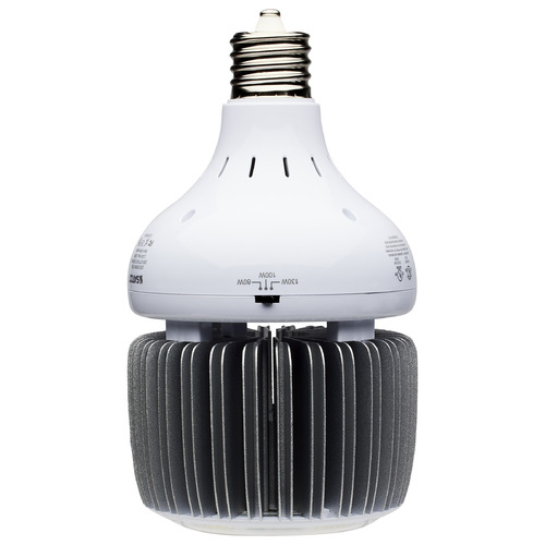 Satco Lighting 130W Hi-Bay 5000K Wattage Selectable Type B Mogul LED Bulb by Satco S33115