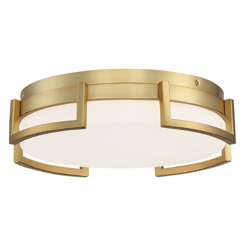 George Kovacs Lighting Bezel Set Honey Gold LED Flush Mount by George Kovacs P953-2-248-L
