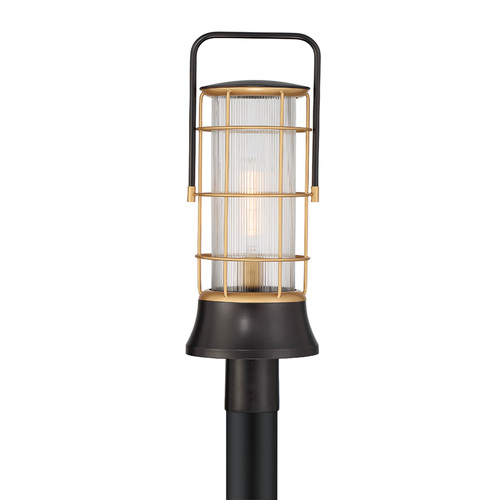 Eurofase Lighting Rivamar 23-Inch Outdoor Post Light in Gold & Black by Eurofase 44265-014