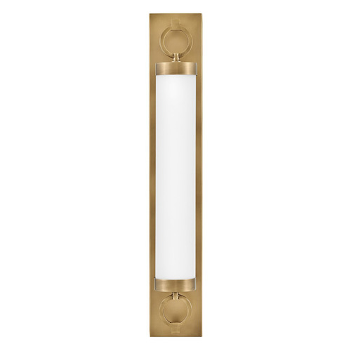 Hinkley Baylor Heritage Brass LED Vertical Bathroom Light by Hinkley Lighting 52293HB