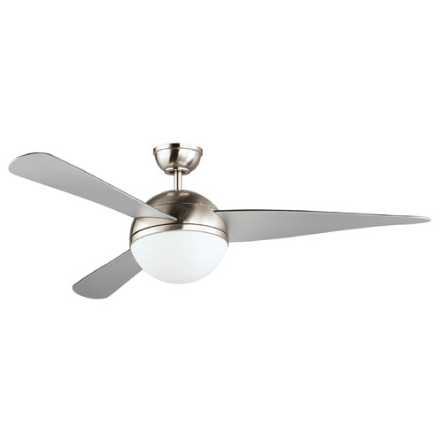 Maxim Lighting Maxim Lighting Cupola Satin Nickel LED Ceiling Fan with Light 88802SN