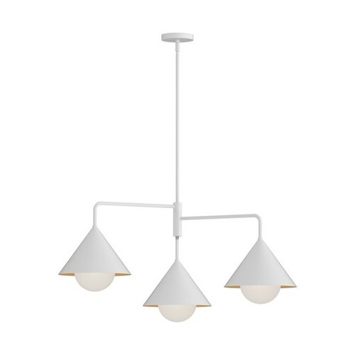 Alora Lighting Remy 38-Inch Chandelier in White by Alora Lighting CH485245WHOP