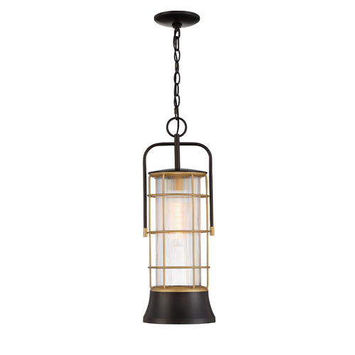 Eurofase Lighting Rivamar 23-Inch Outdoor Pendant in Gold & Black in Eurofase Lighting 44266-011