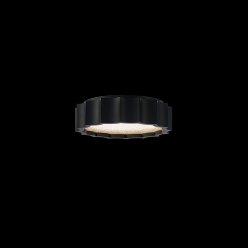 Schonbek Lighting Tarte 12-Inch 4CCT LED Flush Mount in Black by Schonbek Lighting S8412-18R