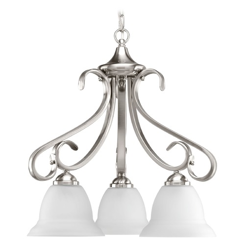 Progress Lighting Torino 19-Inch Chandelier in Brushed Nickel by Progress Lighting P4405-09