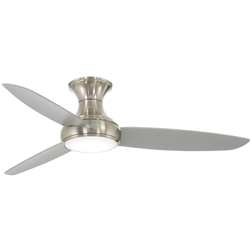 Minka Aire Concept III 54-Inch LED Smart Outdoor Fan in Nickel by Minka Aire F467L-BNW