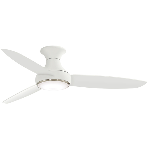 Minka Aire Concept III 54-Inch LED Smart Outdoor Fan in White by Minka Aire F467L-WH