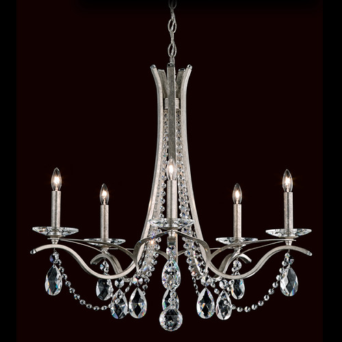 Schonbek Lighting Vesca Antique Silver Crystal Chandelier by Schonbek Lighting VA8335N-48H