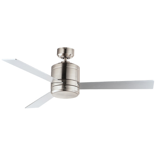 Maxim Lighting Maxim Lighting Tanker Satin Nickel Ceiling Fan Without Light 88805SN
