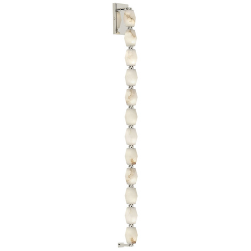 Visual Comfort Modern Collection Visual Comfort Modern Collection Sean Lavin Collier Polished Nickel LED Sconce SLWS54830ALBN