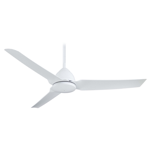 Minka Aire Java 54-Inch Wet Rated Fan in Flat White by Minka Aire F753-WHF