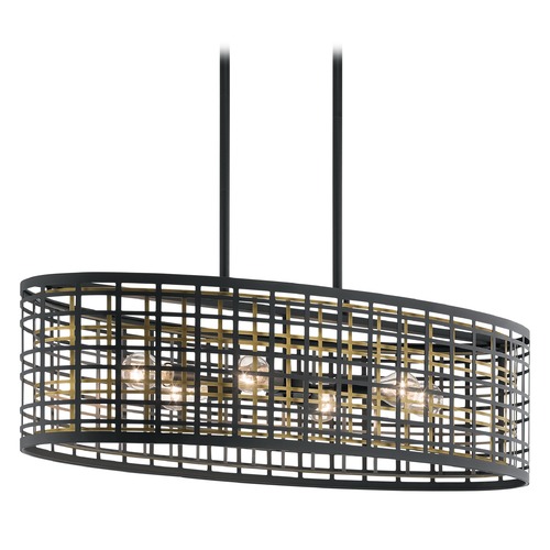 Kichler Lighting Aldergate Pendant in Black by Kichler Lighting 44077BK