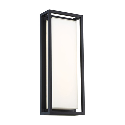 Modern Forms by WAC Lighting Framed 20-Inch LED Outdoor Wall Light in Black by Modern Forms WS-W73620-BK